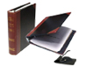 3 Ring 1 1/2" Binder 1/4 Bind Leather Corporate Kit