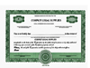 Custom Stock Certificates 2 Class Multi-Class Precise Certificates