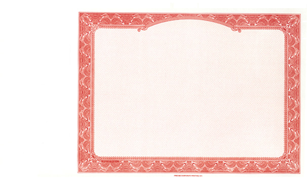 blank stock certificates