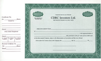 special order certificates