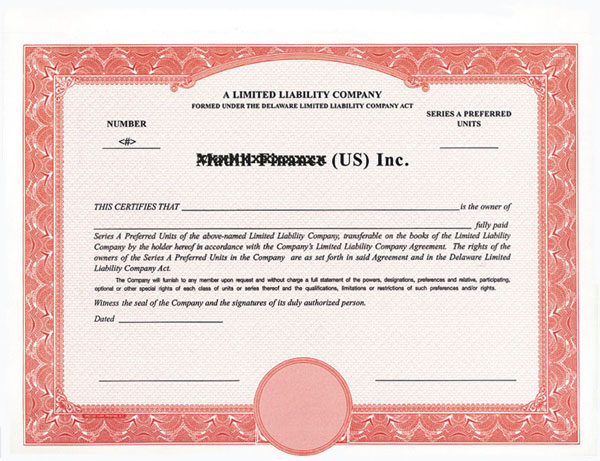 blank stock certificates